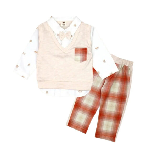 Waistcoat With Checked Pant