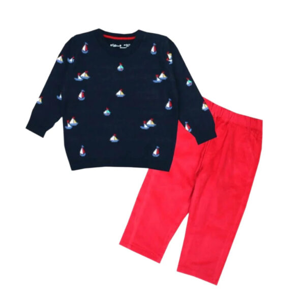 Cotton Knitted Sweater Bottom