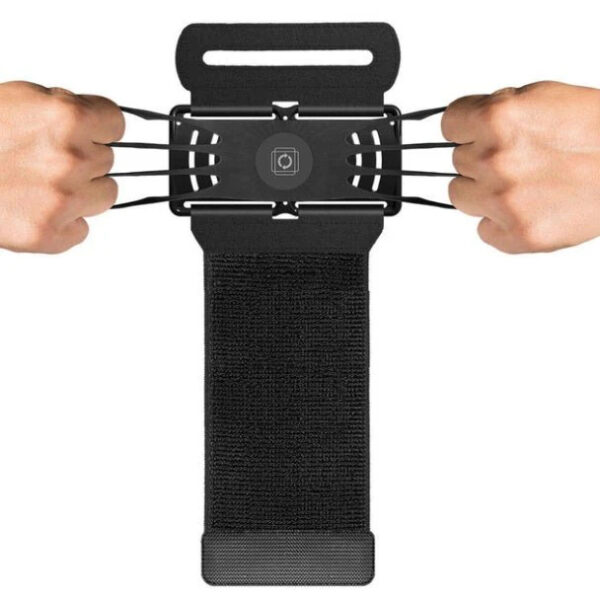 Detachable Mobile Phone Holder 360-degree Rotating Movement Arm Strap