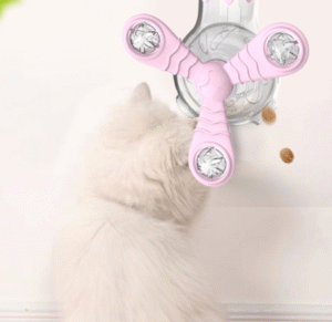 Pet Cat Toy Light-emitting Sound Rotating Multi-function Leaker
