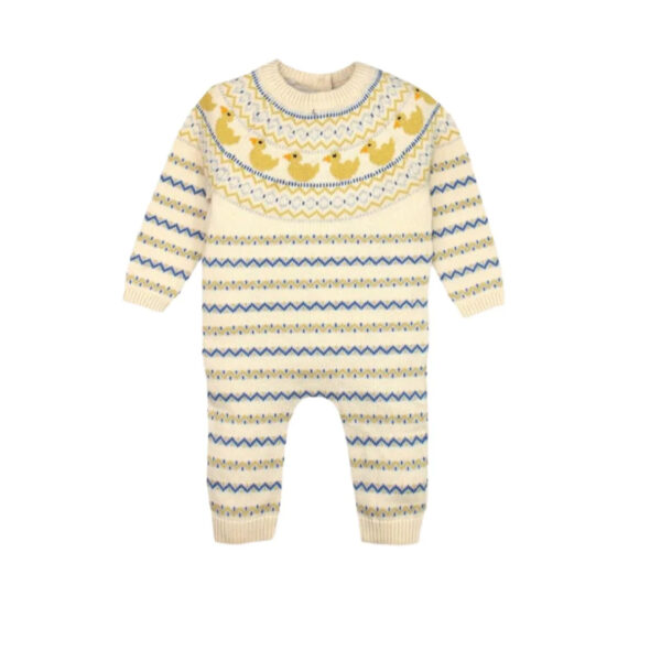 Striped Winter Romper