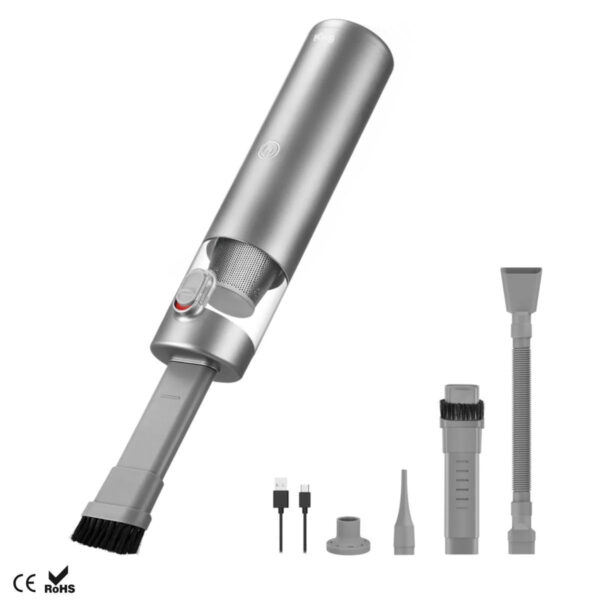 Handheld Vacuum & Air Duster & 3 In 1,Brigii Crevice Vacuum,Cordless Mini Vacuum,3 Kinds Of Crevice Nozzles,Lightweight 1lbs,USB Rechargeable-M1
