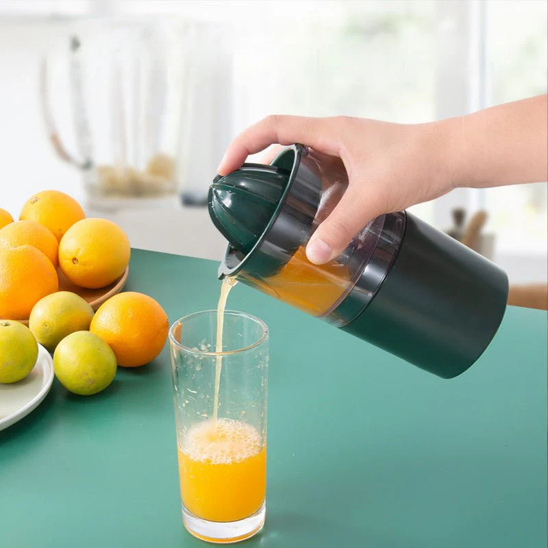 Portable Blender Electric Orange Press Mini Fruit Juicer Manual Juicer Cup Wireless Portable Juicer Bucket Juicer Kitchen Gadgets - Zambeel
