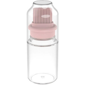 Portable Oil Bottle with Brush Silicone Barbecue Liquid Gadgets High-temperature Kitchen Baking Pastry Barbecue BBQ Tool