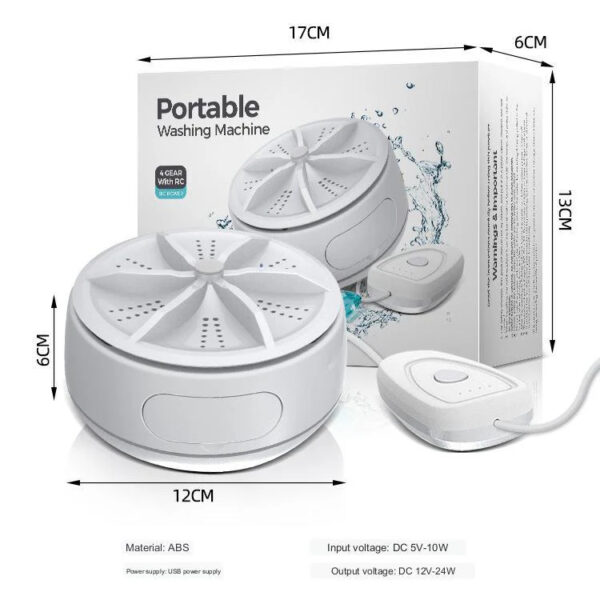 Small Appliance Wholesale Portable Turbo Washing Machine Remote Control Mini