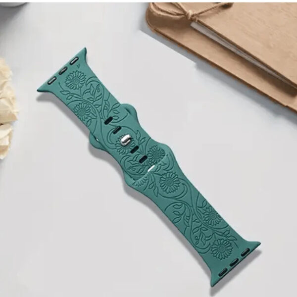 Designer Silicone Watch Strap