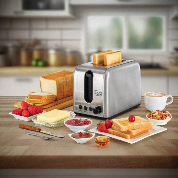 Black + Deckar - Stainless Steel Toaster (ET244-85)
