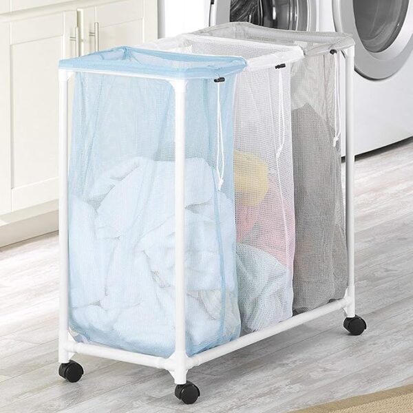 Laundry Basket with Clothing Sorter